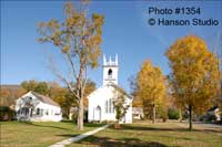 East Dorset, VT - Congregational Church Yard - Fall